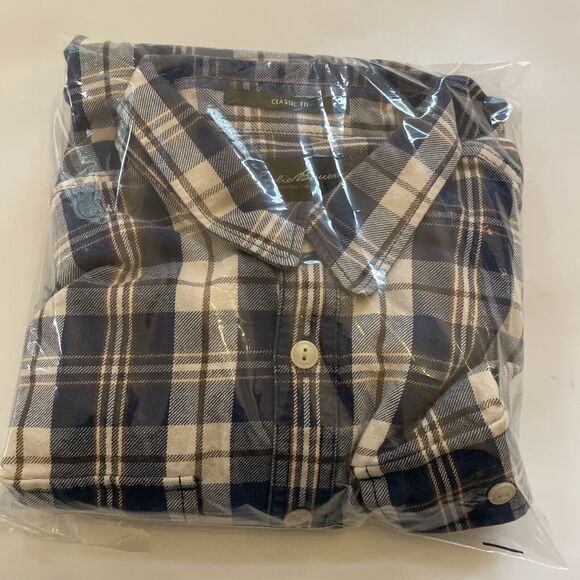 Vintage 90s Eddie Bauer Shirt Mens TALL XL Flannel Pocket Heavyweight Country - Picture 11 of 11